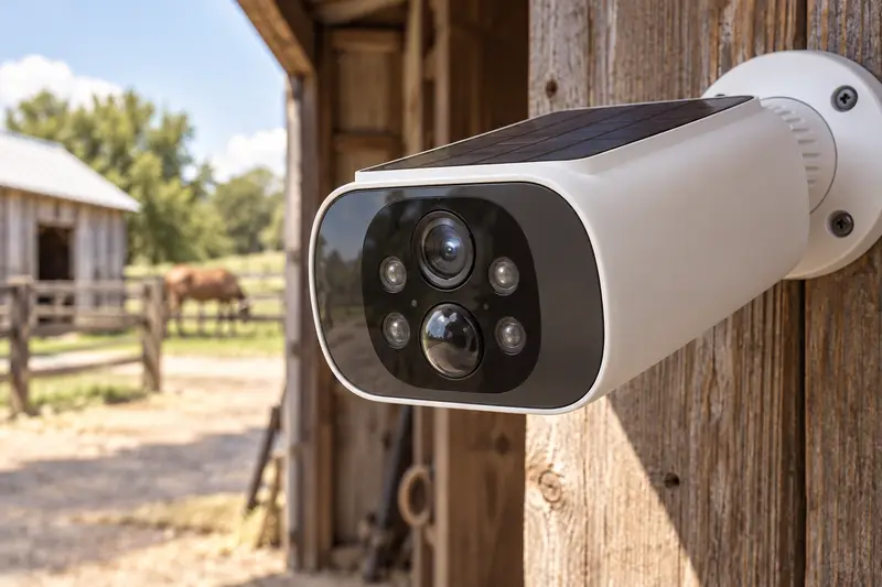 Solar Security Camera — Daylight Doorway Watch