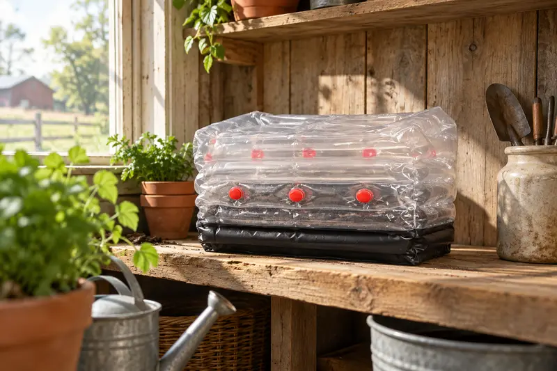 Inflatable Mushroom Grow Tub — Limited Growing Area