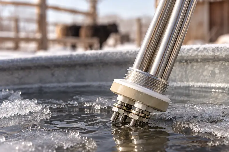 Immersion Water Heating Element — Cold Livestock Watering