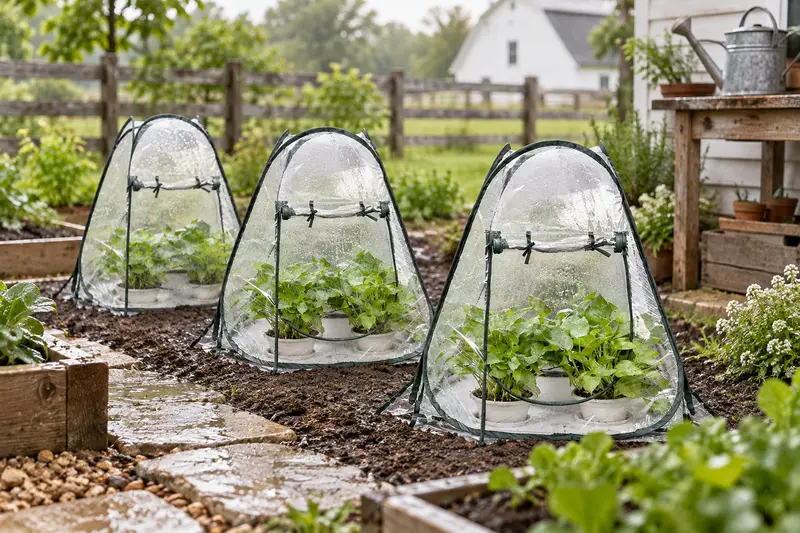 Pop-Up Greenhouse — Damp Growing Conditions