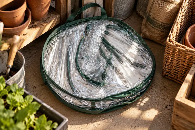 Pop-Up Greenhouse — Seasonal Garden Pack-Up