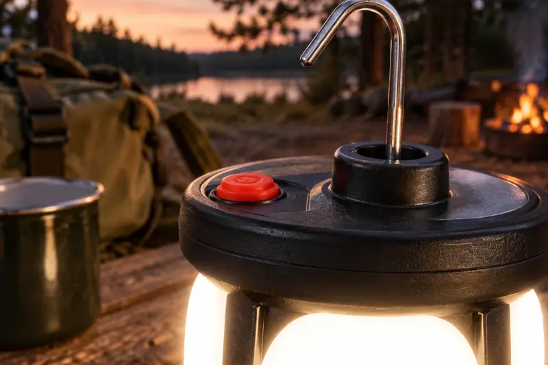 Rechargeable Camping Lantern — Dusk At The Campsite