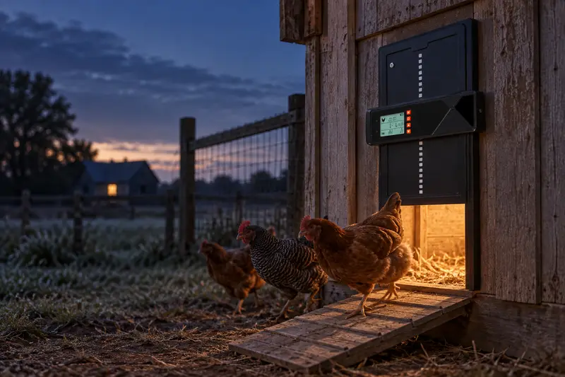 Automatic Chicken Coop Door — Before-Daybreak Chores
