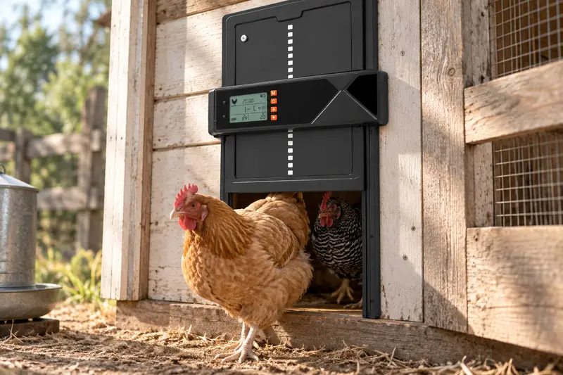 Automatic Chicken Coop Door — Cramped Entrance Replacement