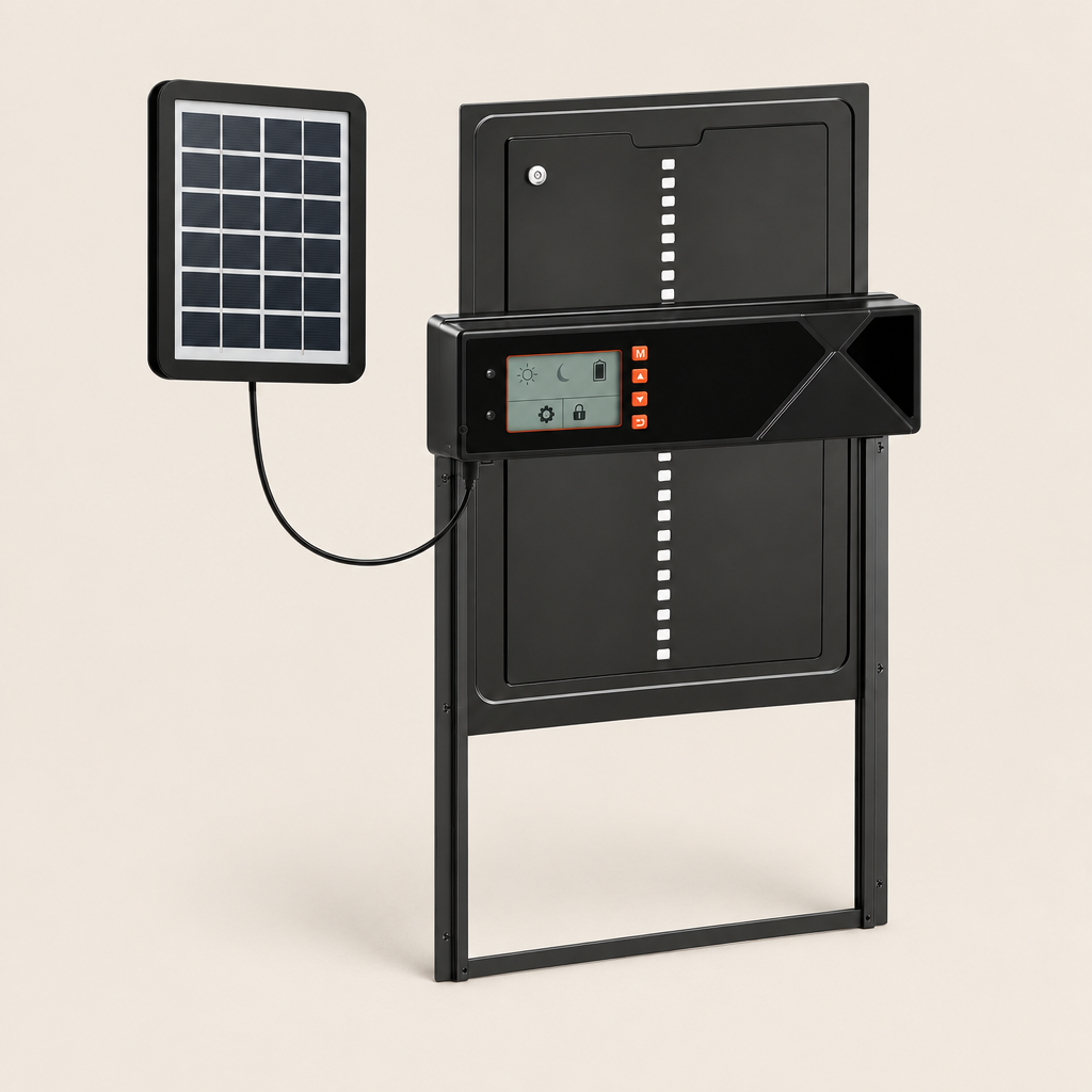 Solar-Powered Automatic Coop Door