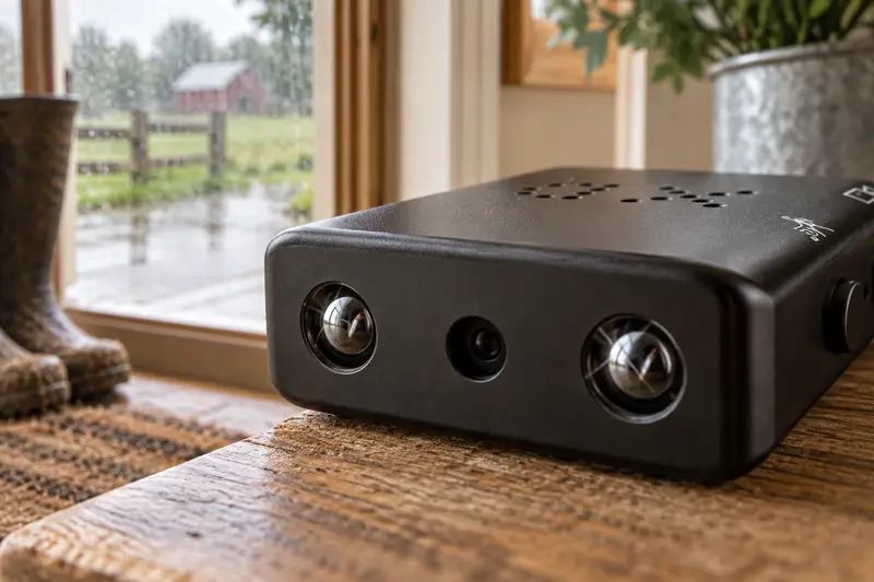 1080p Security Camera — Daylight Doorway
