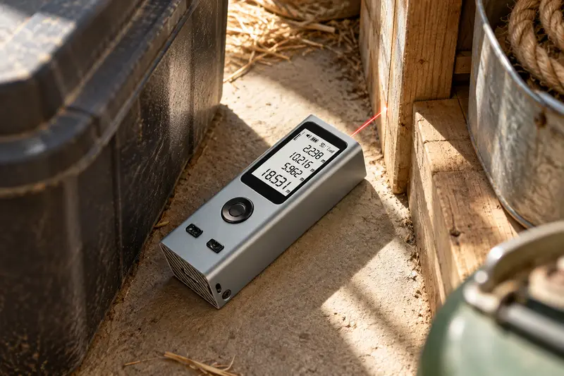 Rechargeable Laser Distance Meter — Storage Layout Check