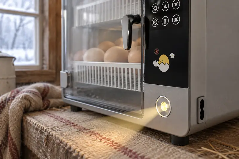 24-Egg Incubator — Cool Indoor Room