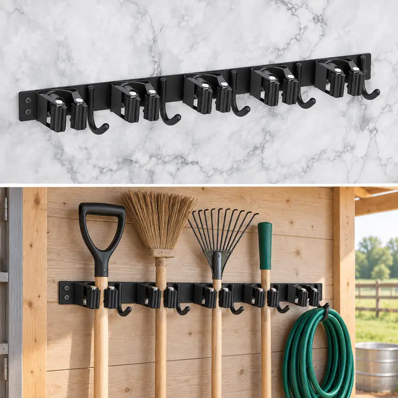 Wall-Mounted Mop and Broom Holder - view 6