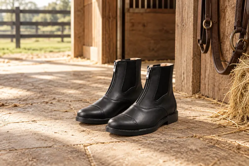 Front-Zip Paddock Boots - view 3