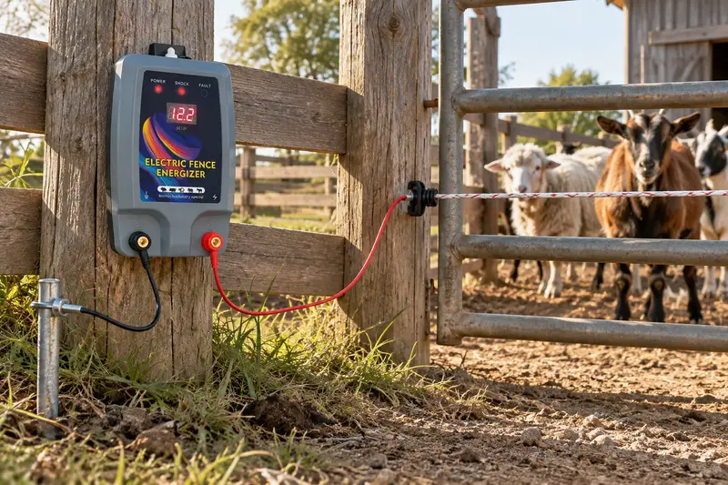 Electric Fence Energizer — Tight Gateway Layout
