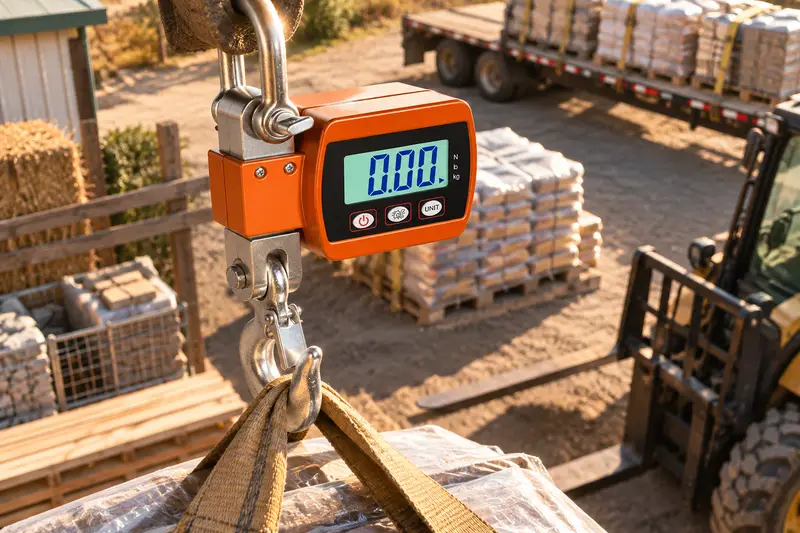 Digital Crane Scale — Transport Dispatch Checks