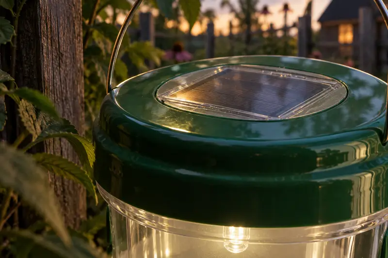 Solar Wasp Trap — Dim Garden Corners