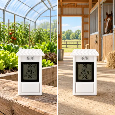 Digital Min-Max Thermometer — alternate view