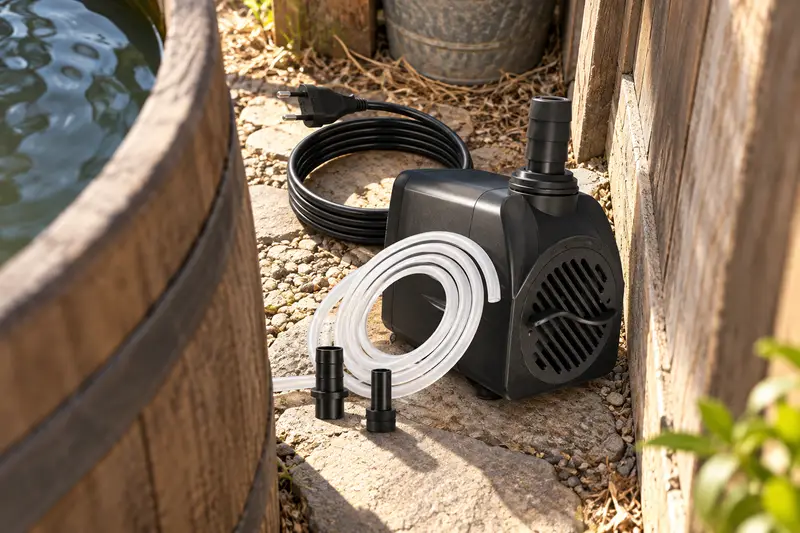 Submersible Water Pump — Restricted Access Setup