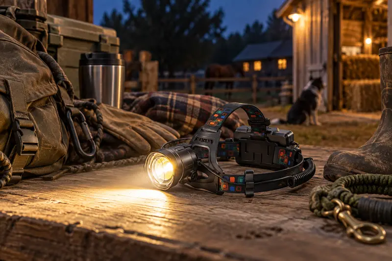 Rechargeable Headlamp — Evening Gear Sorting