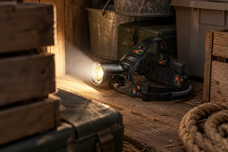 Rechargeable Headlamp — Shadowed Storage Search