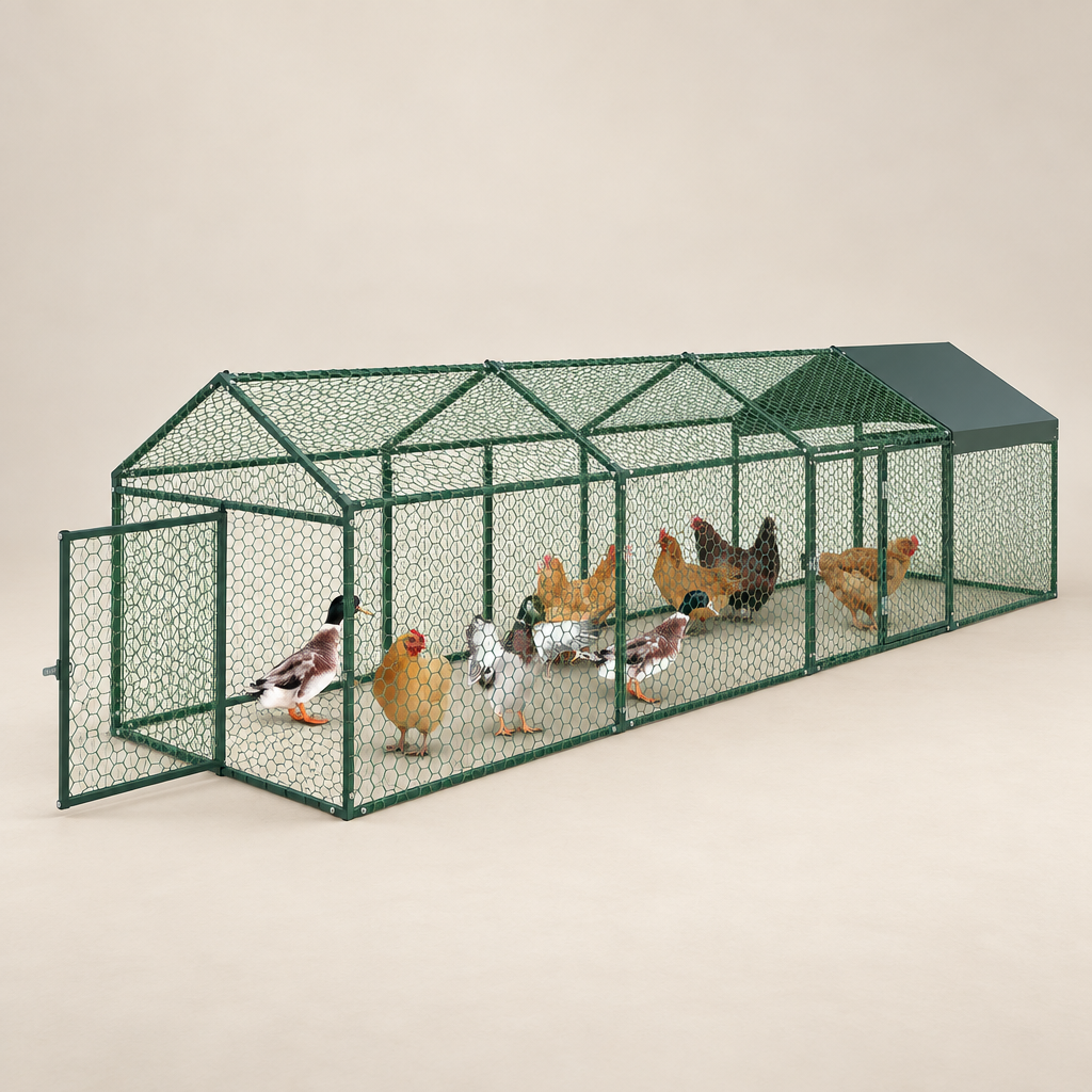 Chicken Run with Cover