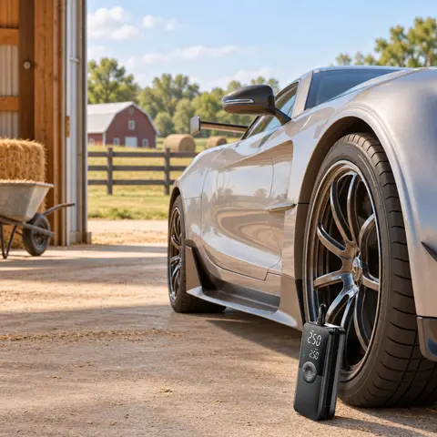 Rechargeable Tire Inflator — alternate view