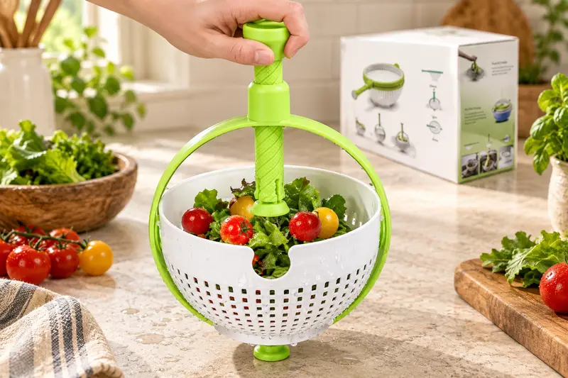 Spinning Colander details
