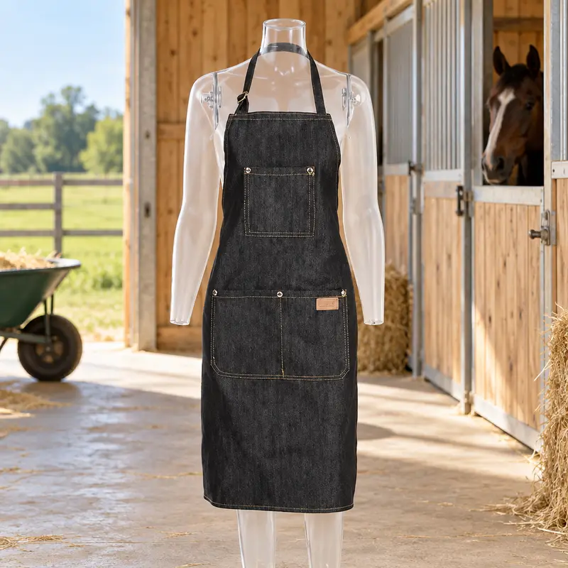 Denim Work Apron - view 3