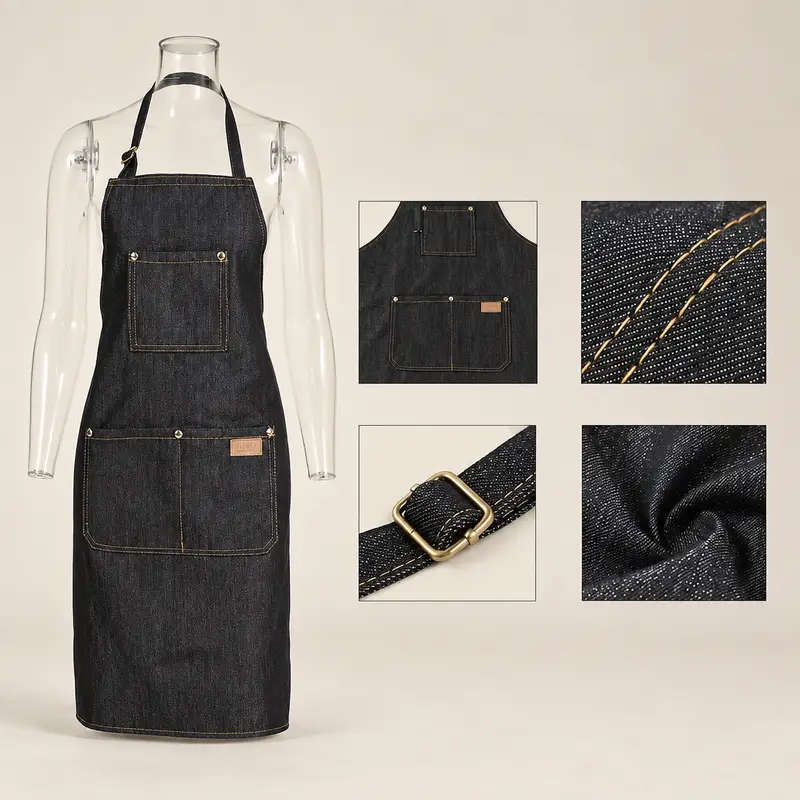 Denim Work Apron - view 1