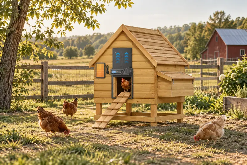 Solar-Powered Automatic Coop Door - view 3