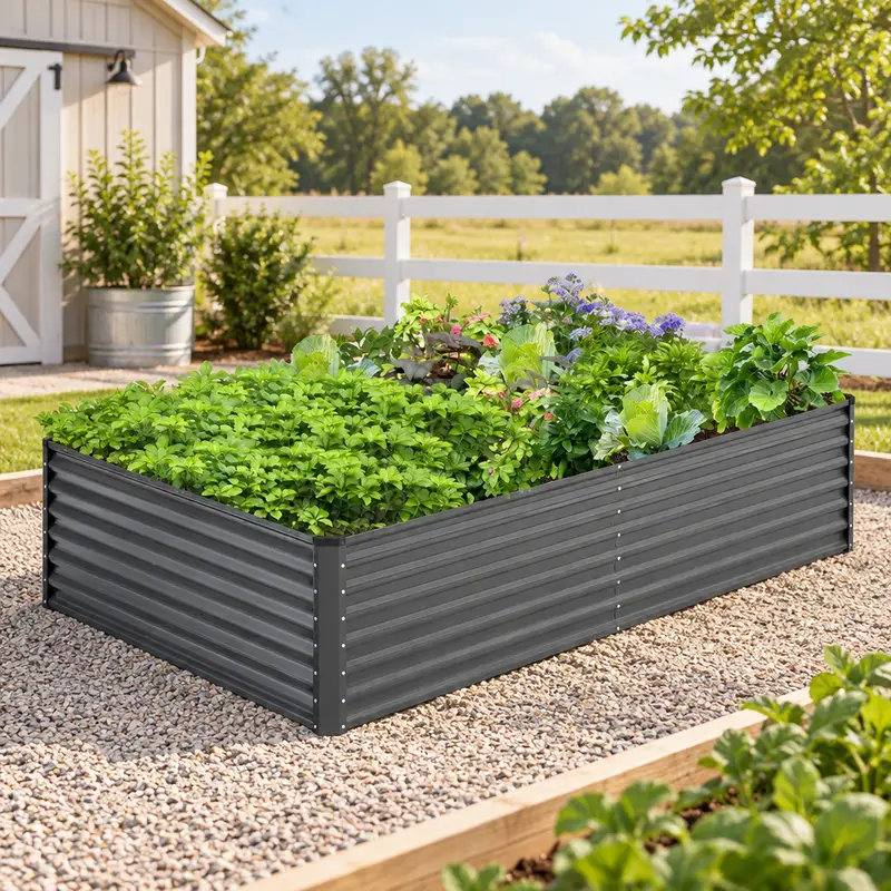 Galvanized Raised Garden Bed - view 4