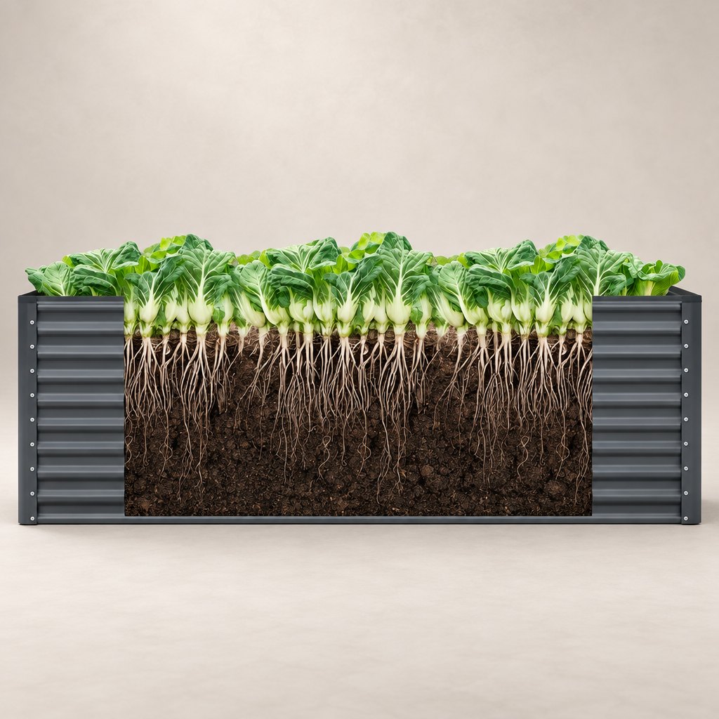 Galvanized Raised Garden Bed