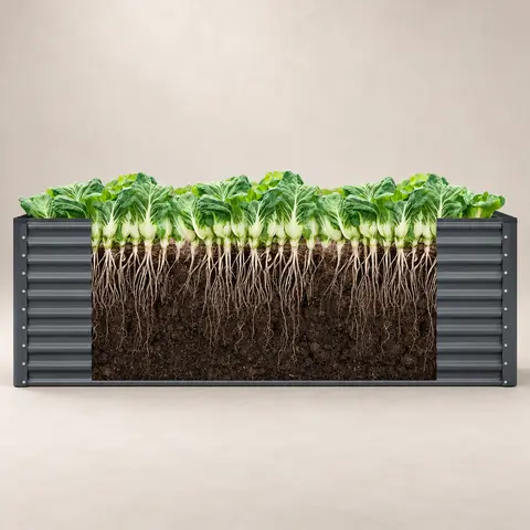Galvanized Raised Garden Bed