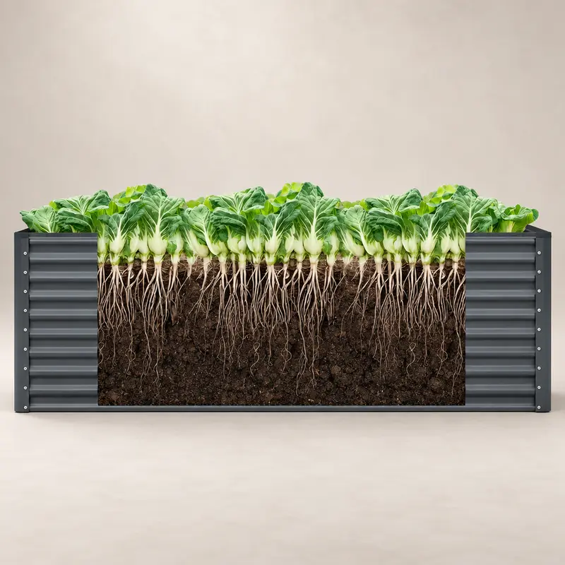 Galvanized Raised Garden Bed - view 1