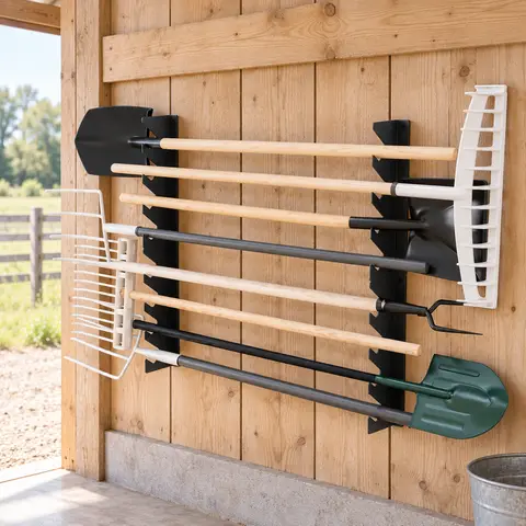 Wall-Mounted Tool Rack — alternate view