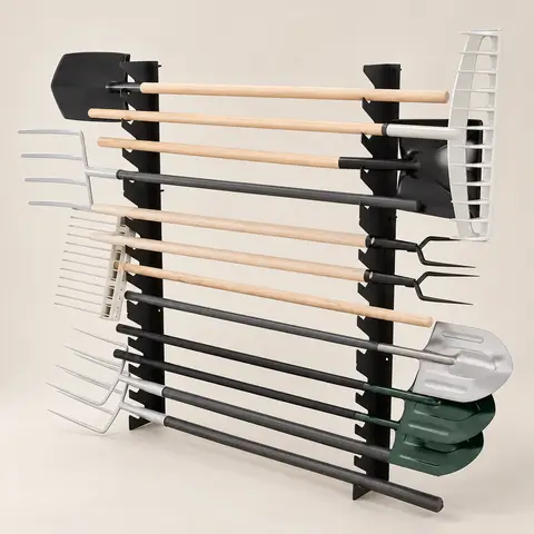 Wall-Mounted Tool Rack