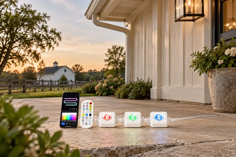 Smart Outdoor Eave Lights - view 3