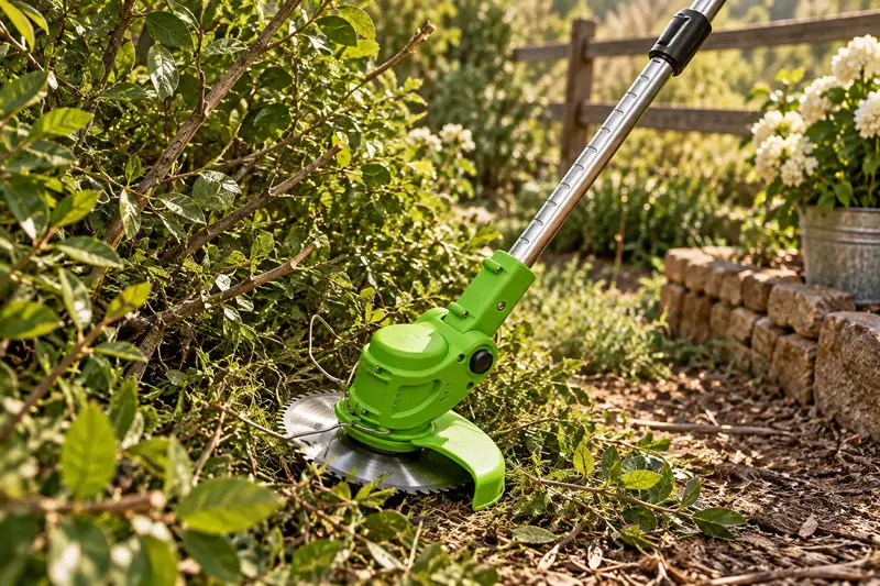 Cordless Grass Trimmer — Shrub Cleanup